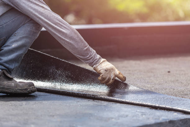 Professional Basement Waterproofing technician working in Lodi, OH